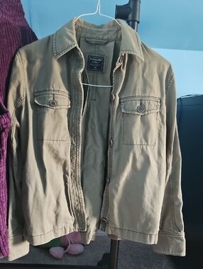 Abercrombie & Fitch Women's Olive Utility Jacket